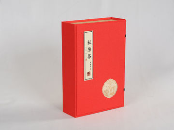Klasyczne czerwone składane pudełka kartonowe Wysoka wytrzymałość Długa żywotność